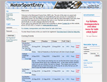 Tablet Screenshot of motorsportentry.com